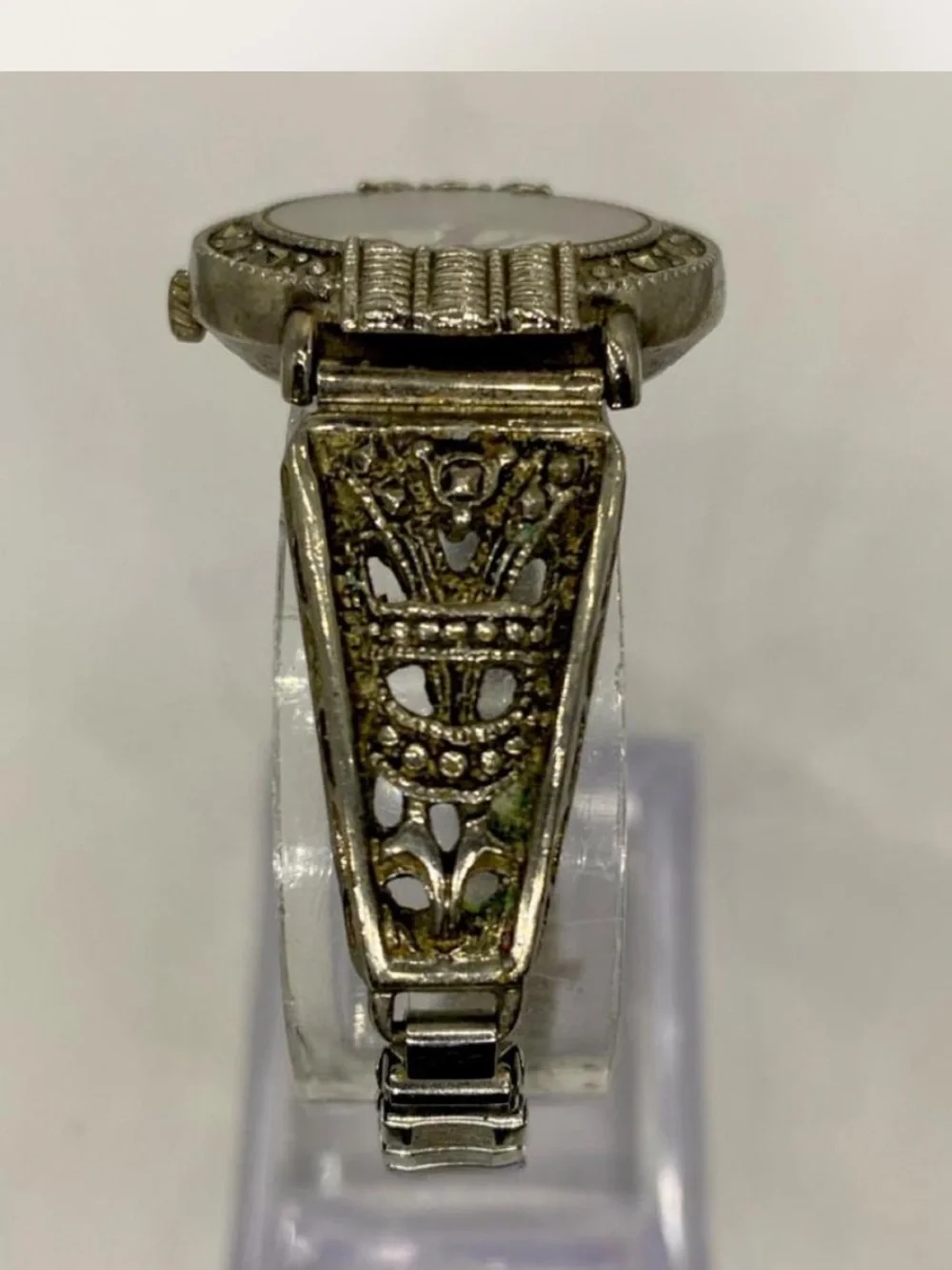 Gitano ^^^ Women's ***  Vintage “ Filigree  Quartz Watch - Iced silverwear ^^^